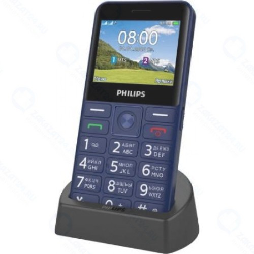 Мобильный телефон Philips Xenium E207 Синий