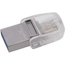 USB флешка 128Gb Kingston DTDUO3C/128GB USB Type-C 3.1 Gen 1/USB 3.1 Gen 1