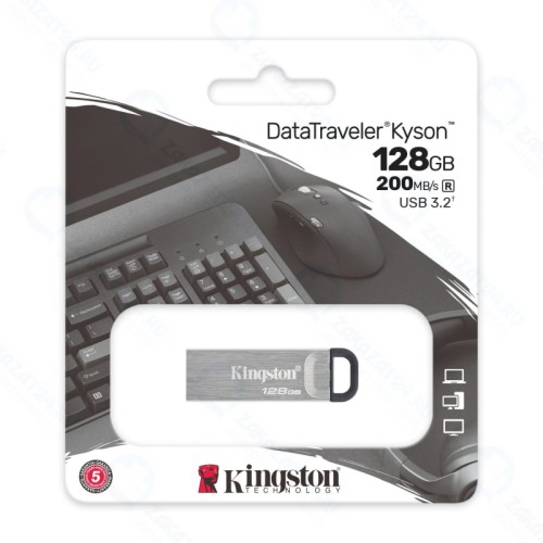 USB флешка 128Gb Kingston DTKN/128GB USB 3.2 Gen 1 (200/60 Mb/s)