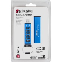 USB флешка 32Gb Kingston DT2000/32Gb USB 3.1 Gen 1 (USB 3.0)