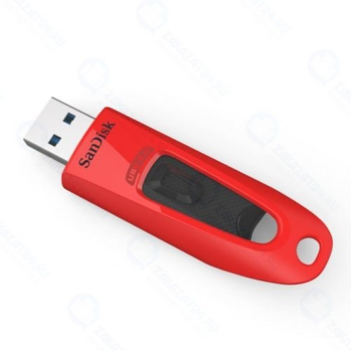 USB флешка 32Gb Sandisk Ultra red USB 3.0 (100/30 Mb/s)