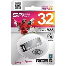 USB флешка 32Gb Silicon Power Touch 835 gray USB 2.0