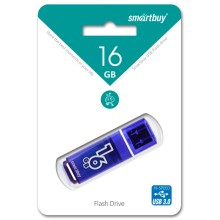 USB флешка 16Gb SmartBuy Glossy dark blue USB 3.0