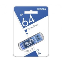 USB флешка 64Gb SmartBuy Glossy blue USB 2.0