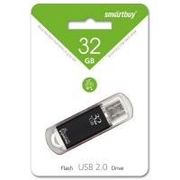 USB флешка 32Gb SmartBuy V-Cut black USB 2.0