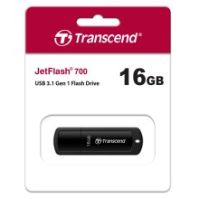 USB флешка 16Gb Transcend JetFlash 700 USB 3.1 Gen 1 (USB 3.0)