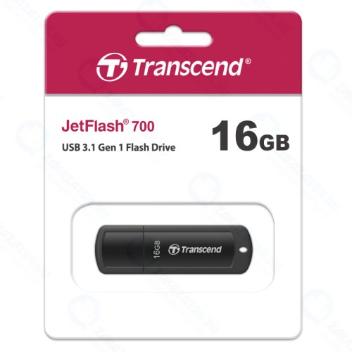 USB флешка 16Gb Transcend JetFlash 700 USB 3.1 Gen 1 (USB 3.0)