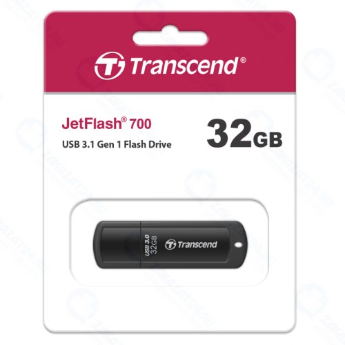 USB флешка 32Gb Transcend JetFlash 700 USB 3.1 Gen 1 (USB 3.0)