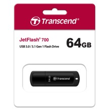 USB флешка 64Gb Transcend JetFlash 700 USB 3.1 Gen 1 (USB 3.0)