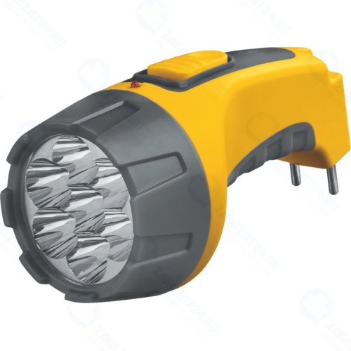 Фонарь Navigator NPT-CP04-ACCU Пласт. 7LED, прям. зар-ка, акк.4В, 700мАч.