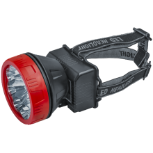 Фонарь налобный Navigator 14 448 NPT-H21-ACCU прожектор 9LED 1Вт,2 реж, Li-ion 0,9Ач