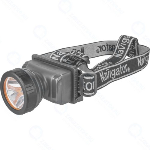 Фонарь налобный Navigator NPT-H10-ACCU 1LEDx2Вт 2 режима