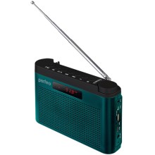 Радиоприемник цифровой Perfeo ТАЙГА FM+ 66-108МГц/ MP3/ встроенный аккумулятор, USB морской синий (i90-BL)