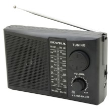 Радиоприемник SUPRA ST-10, черный