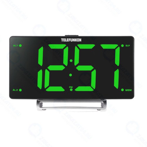 Радиоприемник Telefunken TF-1711U, черный с зеленым