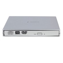 Внешний DVD-привод с интерфейсом USB 2.0 Gembird DVD-USB-02-SV пластик, серебро Внешний DVD-привод с интерфейсом USB 2.0 Gembird DVD-USB-02-SV пластик, серебро