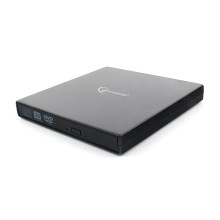 Внешний DVD-привод с интерфейсом USB 2.0 Gembird DVD-USB-02 пластик, черный Внешний DVD-привод с интерфейсом USB 2.0 Gembird DVD-USB-02 пластик, черный