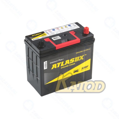 Аккумулятор ATLAS MF65B24L, 52 Ач