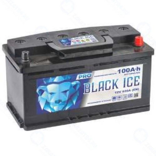Аккумулятор BLACK ICE Pro 6СТ-100.0 820А, обратная полярность, 100 Ач