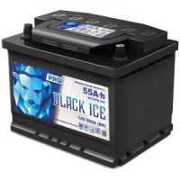 Аккумулятор BLACK ICE Pro 6СТ-55.0 500А, обратная полярность, 55 Ач