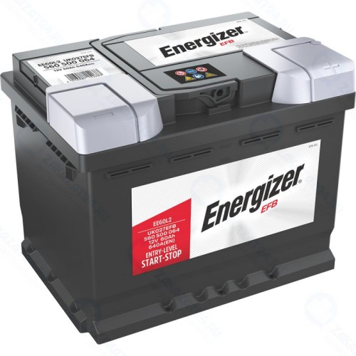 Аккумулятор ENERGIZER EFB 560 500 064 EE60L2, обратная, 60 Ач