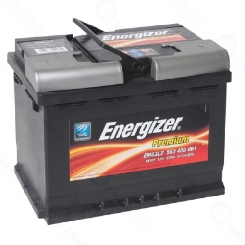 Аккумулятор ENERGIZER Premium EM63L2 563 400 061 обратная полярность 63 Ач