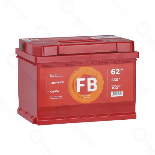Аккумулятор FB 6CT-62VL прямая полярность, 62 Ач