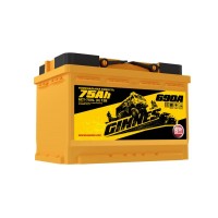 Аккумулятор GINNES 6СТ-75.0 690А, обратная полярность, 75 Ач