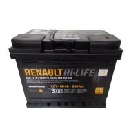 Аккумулятор RENAULT 600A L2 77 11 238 597, обратная полярность 60Aч