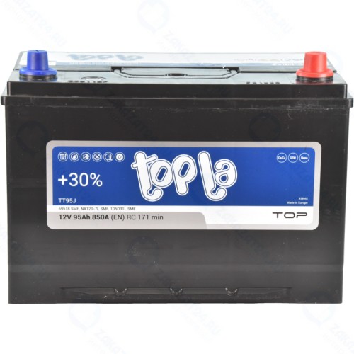 Аккумулятор TOPLA Top JIS 59518 SMF TT95J (118895), 95 Ач