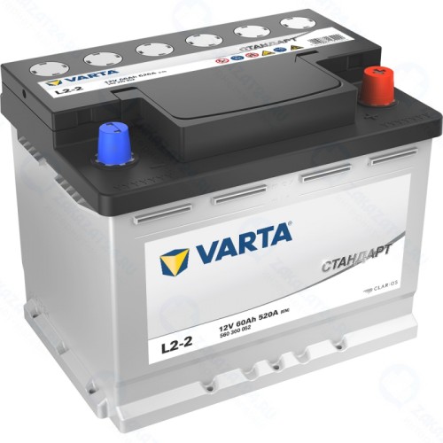 Аккумулятор VARTA Стандарт 560 300 520 6СТ-60.0 L2-2, 60 Ач