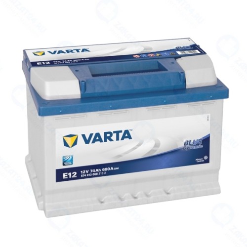 Аккумулятор VARTA E12 Blue Dynamic 574 013 068 прямая полярность 74 Ач