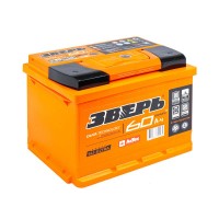 Аккумулятор ЗВЕРЬ ZVK 60-3-L прямая полярность, 60 Ач