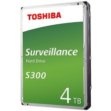 Жесткий диск 3.5" TOSHIBA 4Tb SATA III, 128 Mb, 5400 rpm Surveillance S300 (HDWT740UZSVA)
