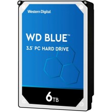 Жесткий диск WESTERN DIGITAL 3.5" 6,0 Tb SATA III, 256 Mb, 5400 rpm WD Blue WD60EZAZ