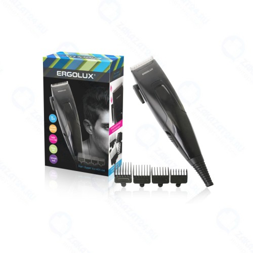 Машинка для стрижки волос ERGOLUX ELX-HC01-C48 черный