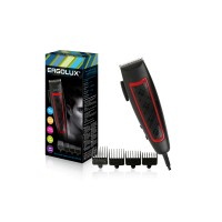 Машинка для стрижки волос ERGOLUX ELX-HC04-C43 черный с красным