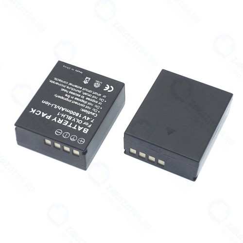 Аккумуляторная батарея AMPERIN для фотоаппарата Olympus OM-D E-M1 Mark II (BLH-1) 7.4V 1800mAh
