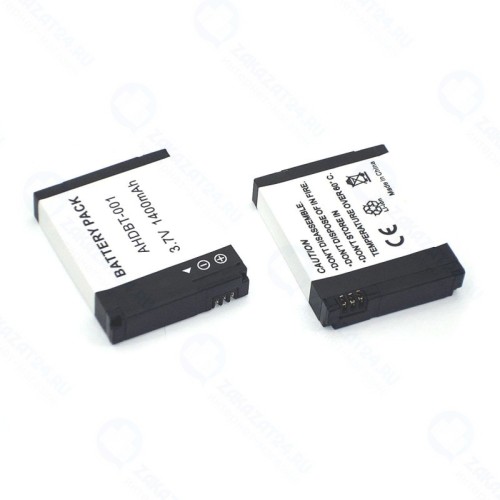 Аккумуляторная батарея AMPERIN для видеокамеры GoPro HD HERO, HERO2 (AHDBT-001) 3.7V 1000mAh Li-ion