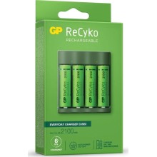 Зарядное устройство GP Everyday Charger PB421 + 4AA 2100 mAh