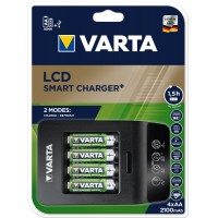 Зарядное устройство VARTA LCD Smart Charger+ 4AA 2100 mAh