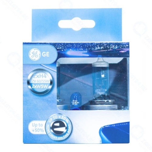 Лампа галогенная Tungsram H4 12V 60/55W P43t Sport +W5W (501NB), комплект 4шт, 93113954