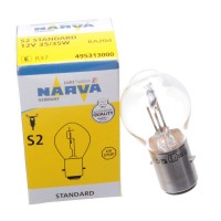 Лампа автомобильная NARVA S2 35/35W BA20d 12V, 1шт, 495313000