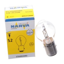 Лампа автомобильная NARVA S2 35/35W BA20d 12V, 1шт, 495313000