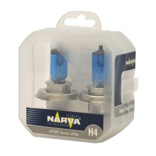 Лампа галогенная NARVA H4 Range Power White 12V 60/55W, 2шт., 48680 Лампа галогенная NARVA H4 Range Power White 12V 60/55W, 2шт., 48680