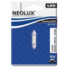 Лампа Neolux Fest T10,5x41 12V-LED 0,50W (SV8,5) 6700K, 1 шт, NF4167 Лампа Neolux Fest T10,5x41 12V-LED 0,50W (SV8,5) 6700K, 1 шт, NF4167