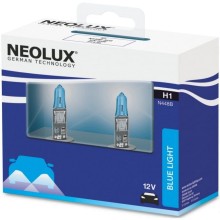 Лампа Neolux H1 12V-55W P14,5s Blue Light DuoBox, комплект 2 шт, SCBN448B-SCB