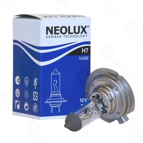 Лампа Neolux H7 12V-55W PX26d, 1 шт, N499