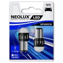 Лампа Neolux P21/5W 12V-LED BAY15d 6000K 1.2W, комплект 2 шт, NP2260CW-02B Лампа Neolux P21/5W 12V-LED BAY15d 6000K 1.2W, комплект 2 шт, NP2260CW-02B