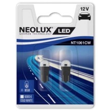 Лампа Neolux W5W 12V-LED 0,5W W2,1x9,5d 6000K, комплект 2 шт, NT1061CW-02B Лампа Neolux W5W 12V-LED 0,5W W2,1x9,5d 6000K, комплект 2 шт, NT1061CW-02B